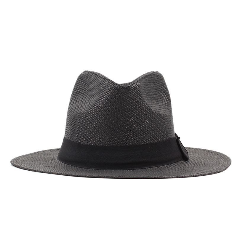 China Classic Straw Panama Beach Hat för Herr