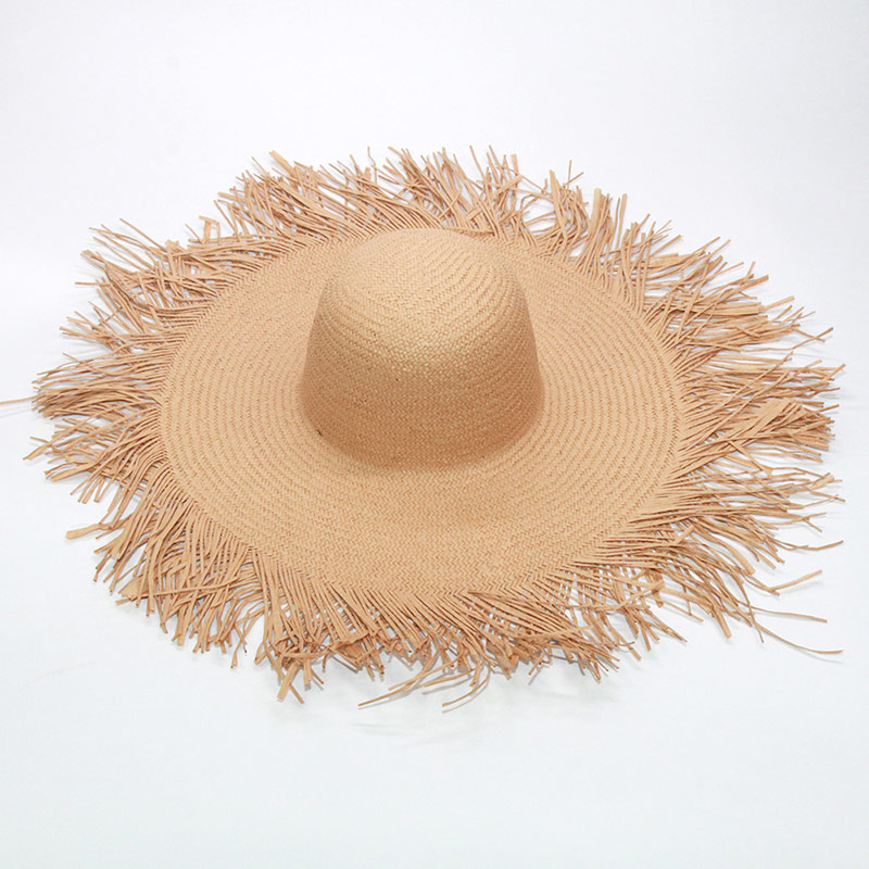 Island Women Holiday lyxiga franska floppy hatt