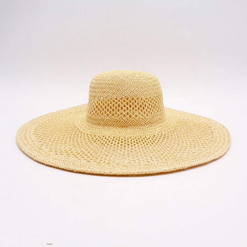 Senaste fransk stil Hollow out Lady Beach Hat