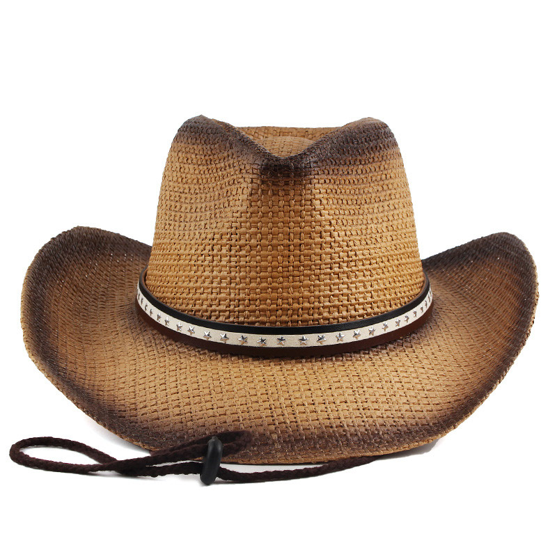 Mens utomhus Cowboy Sun halmhatt