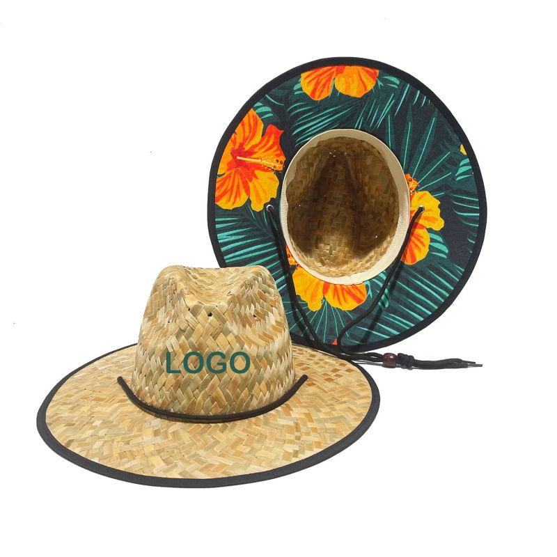 OEM Custom Rush Straw Hat för män