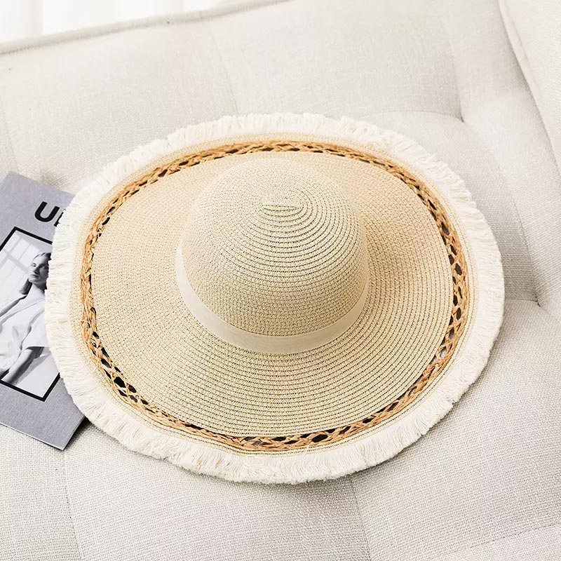 OEM Paper Straw Women Floppy Hat