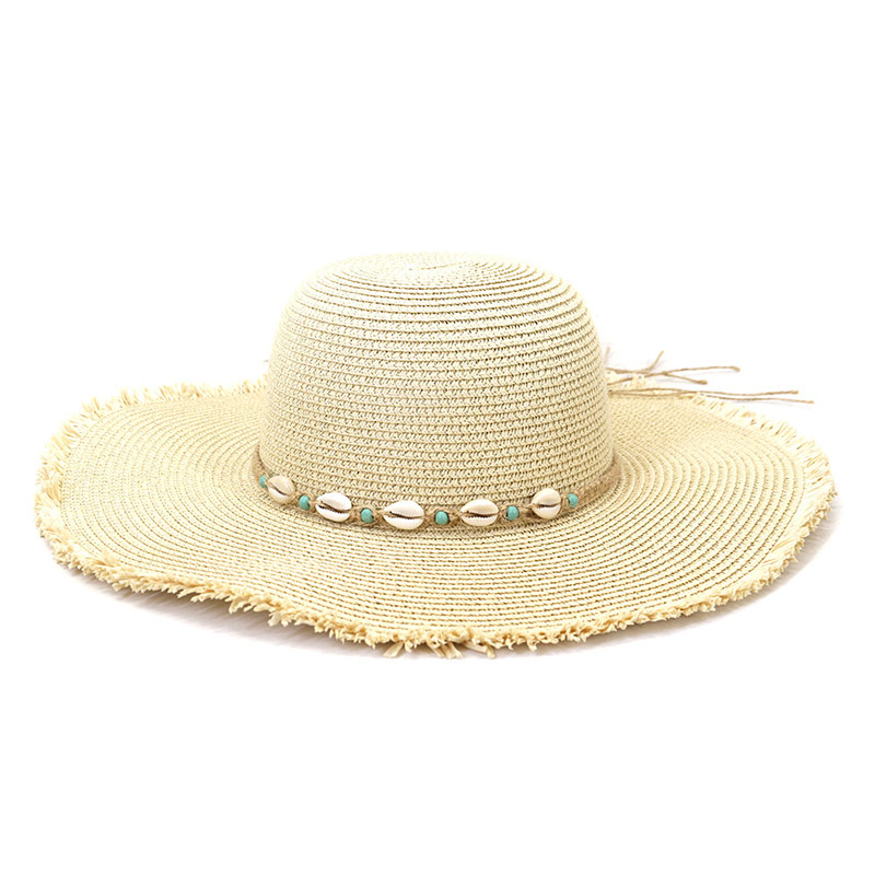 Snygg Shell Band Beach Lady Floppy Sombrero